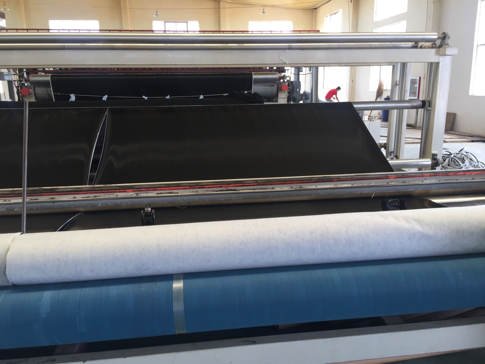 Pond liner geomembrane